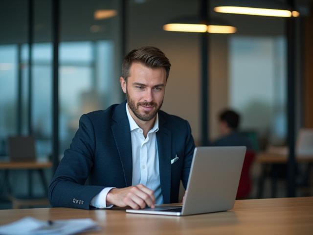 Súčasný tím MobilFinancie pri práci v moderných kanceláriách